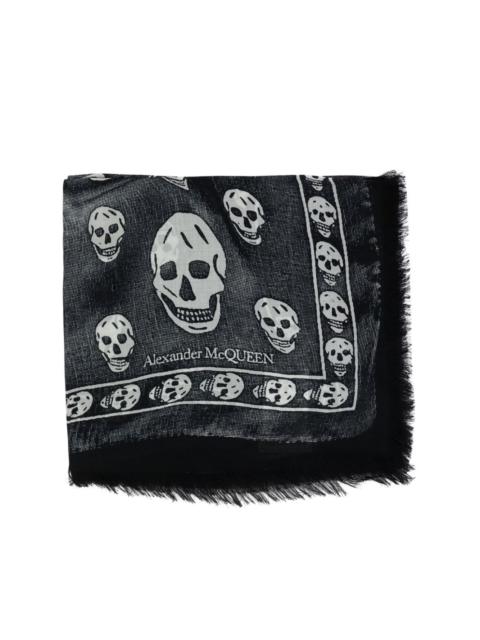 Alexander McQueen skull-print scarf