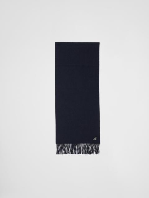 Silk and cashmere scarf