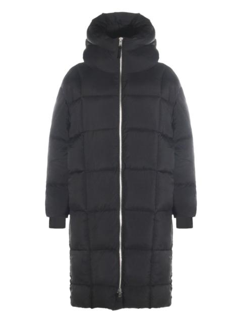 thom/krom hooded zip-up coat