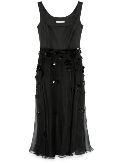 VIKTOR & ROLF embroidered A-line maxi dress