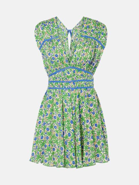 Poupette St Barth Sasha printed minidress