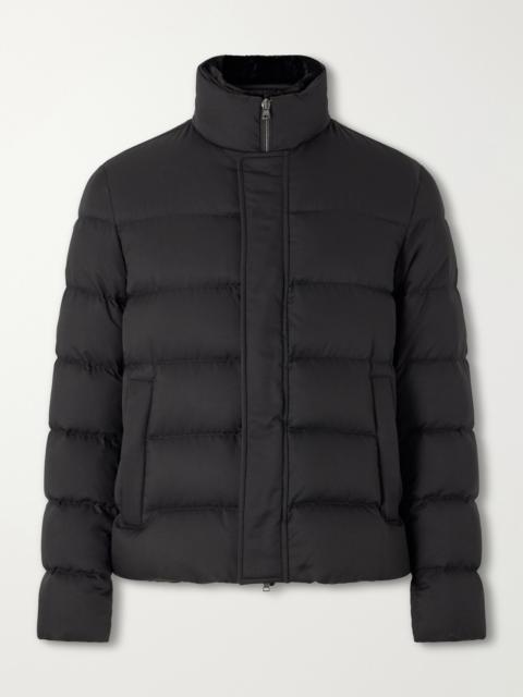 Herno Arendelle Plush-Trimmed Quilted Shell Down Jacket