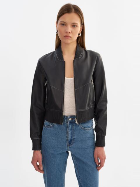 LAMARQUE KORDELLA | Reversible Leather Bomber Jacket