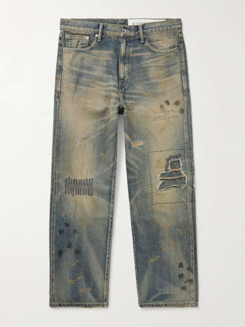 NEIGHBORHOOD Savage Straight-Leg Distressed Selvedge Jeans