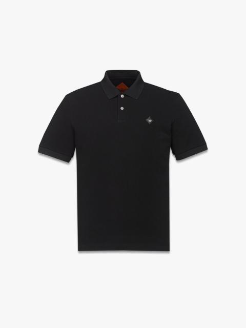 MCM Diamond Patch Piqué Polo