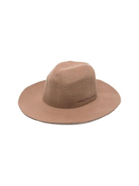 White Mountaineering wool fedora hat