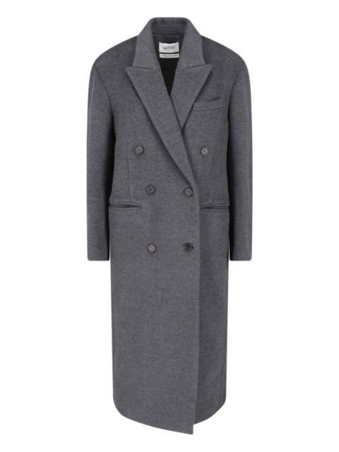 LOW CLASSIC DOUBLE-BREASTED WOOL AND CASHMERE COAT
