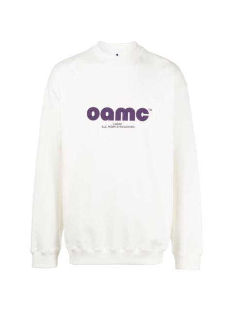 OAMC logo-print crew-neck sweatshirt