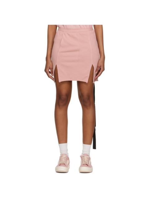 Rick Owens DRKSHDW Pink Lido Miniskirt