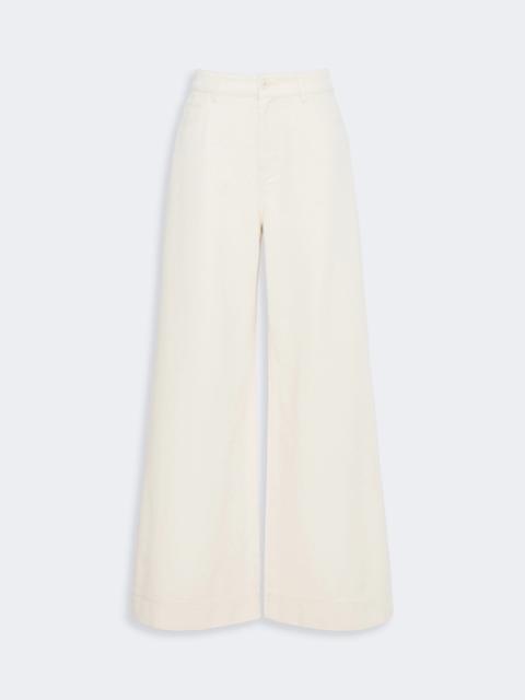 WEEKEND Max Mara CANNETI Cotton bull denim jeans - ECRU