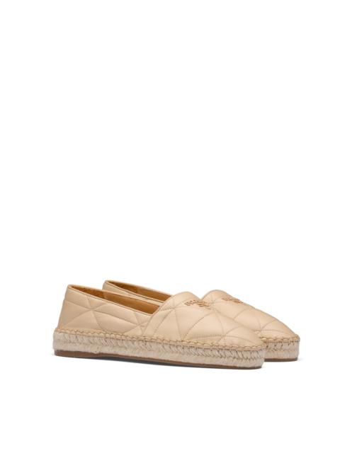 Prada Nappa leather espadrilles