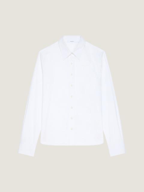 Givenchy SHIRT IN POPLIN WITH GIVENCHY EMBROIDERY