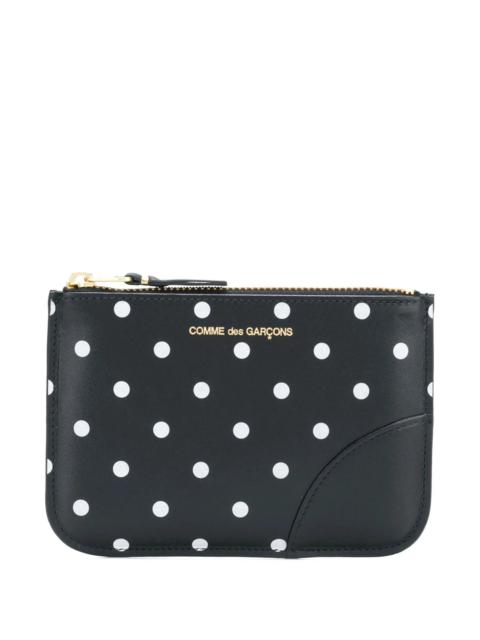 Comme Des Garçons Polka Dots Leather Wallet