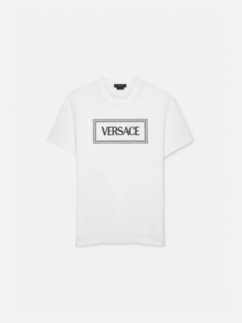 VERSACE Embroidered Logo T-Shirt