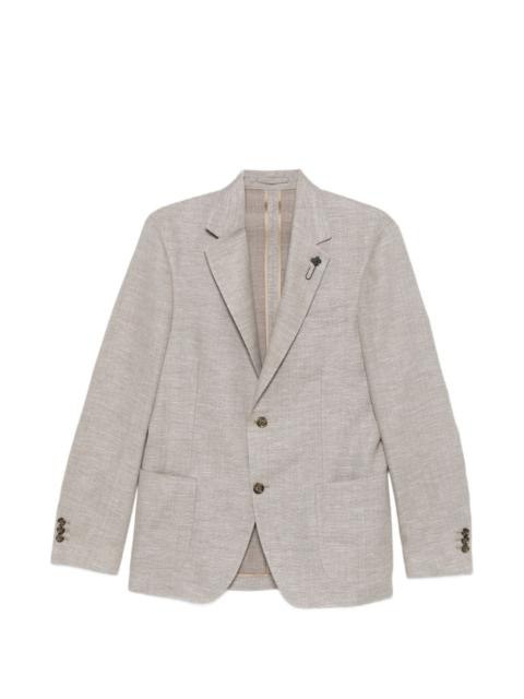 LARDINI flap-pocket blazer