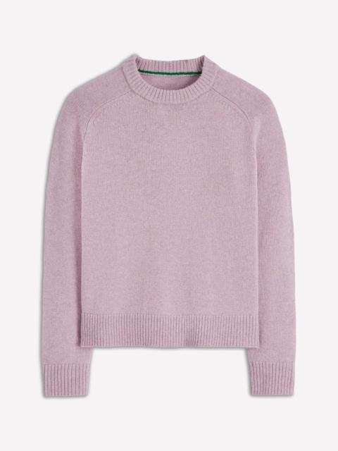 BODEN Marion Merino Sweater-Chalky Violet