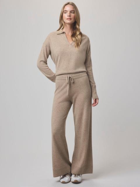 Splendid Tori Cashmere Polo Sweater