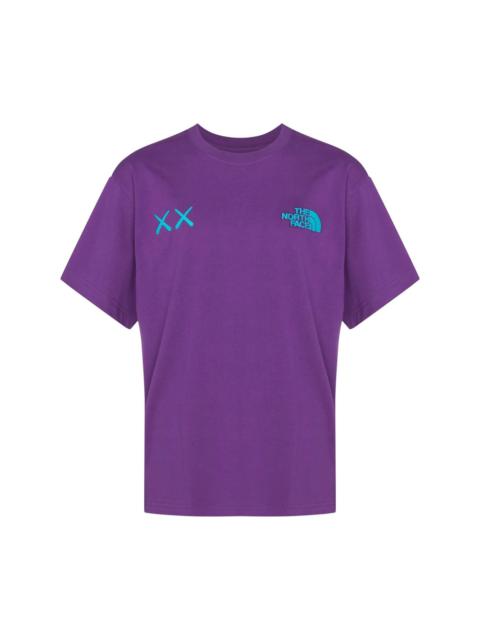 x KAWS logo-embroidered T-shirt