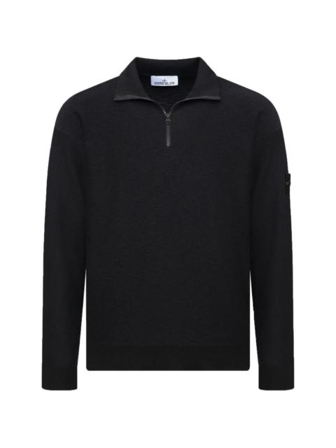 Stone Island zip collar sweater