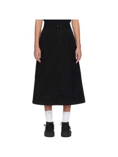 Black Jet Midi Skirt