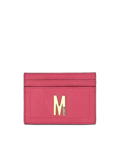 Moschino logo-plaque wallet