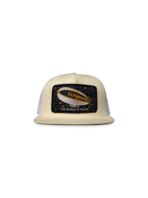 Supreme 최고 Blimp 메시 뒤 5 패널 '화이트 이름 *