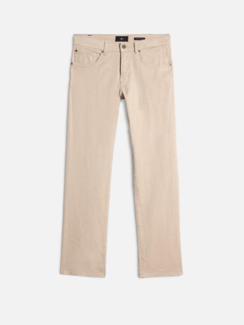 7 For All Mankind THE STRAIGHT in Denim Linen Oat