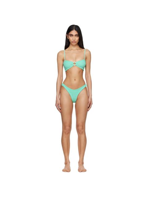 Hunza G Green Misty Bikini