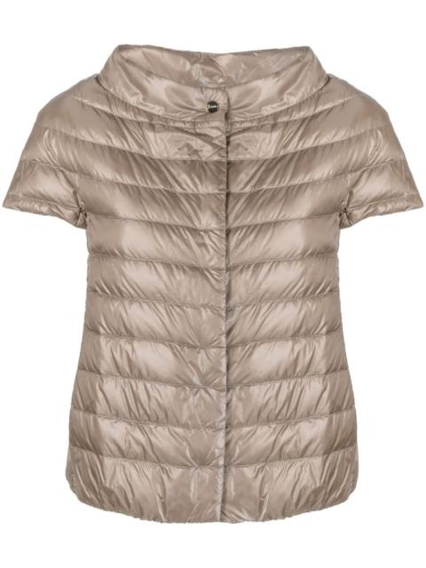 Herno Margherita short-sleeve quilted jacket