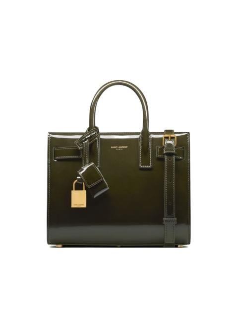 SAINT LAURENT mini Sac De Jour padlock-tag tote bag