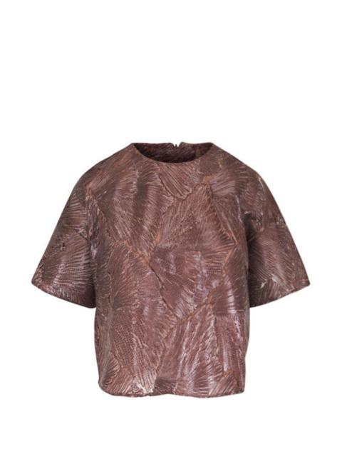 AKRIS lace blouse