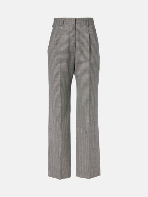 BLAZÉ MILANO Fox houndstooth straight pants