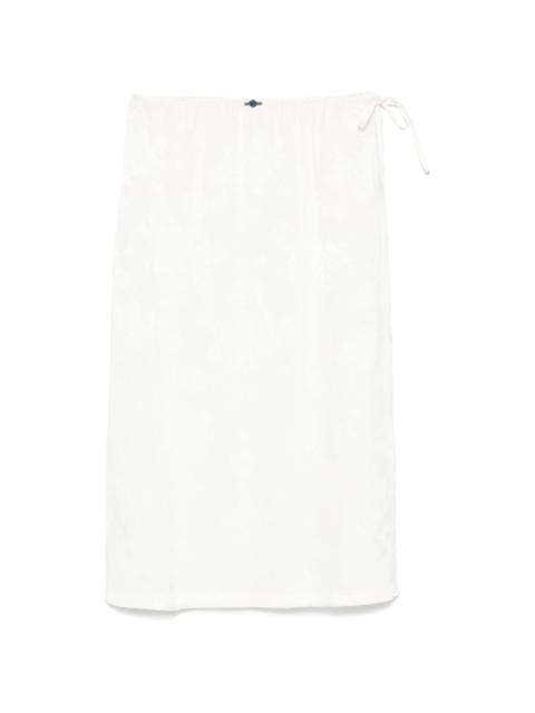 CORDERA floral-jacquard midi skirt