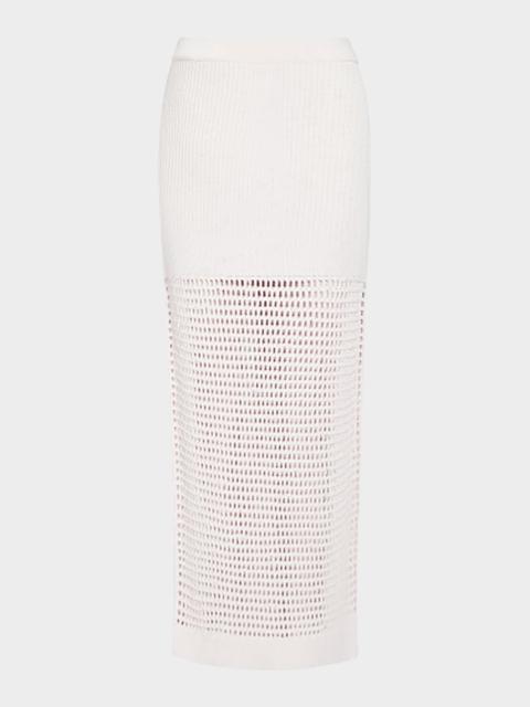 TWP The Loophole Silk-Blend Maxi Skirt