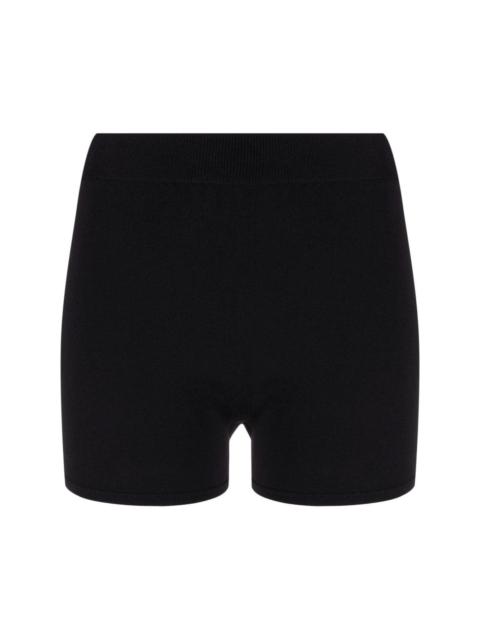 Alexander McQueen high-waist fitted shorts
