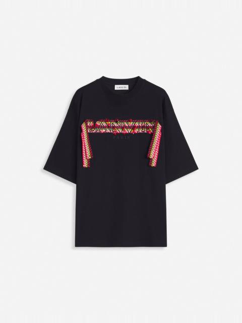 Lanvin CURB LANVIN EMBROIDERED OVERSIZED T-SHIRT