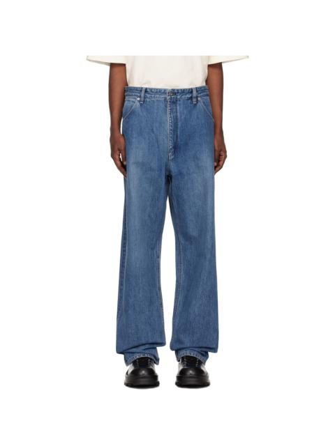 Blue Belted Jeans