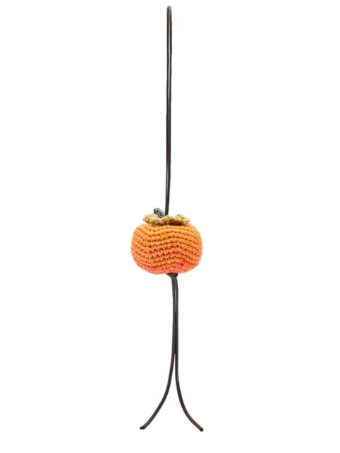 JW Anderson JW Anderson Persimmon Crochet Cotton bag Charm