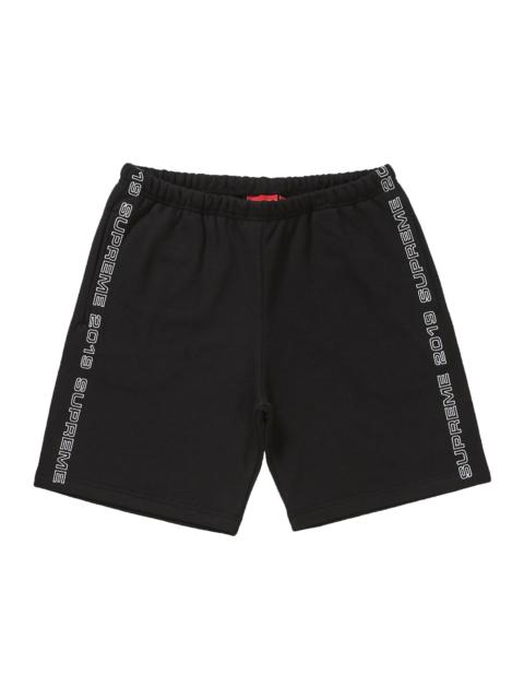 Supreme Supreme Topline Sweatshort Black