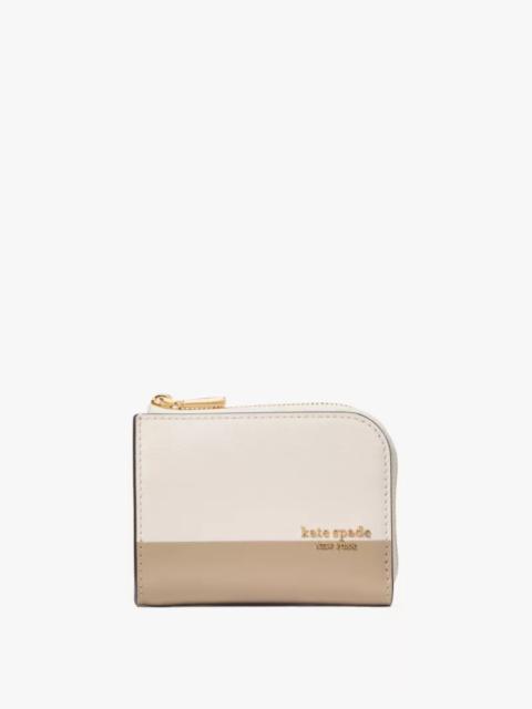 kate spade Devin Colorblocked Zip Card Case