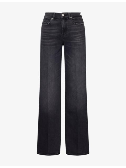 7 For All Mankind Lotta Straight-Leg Denim Jeans