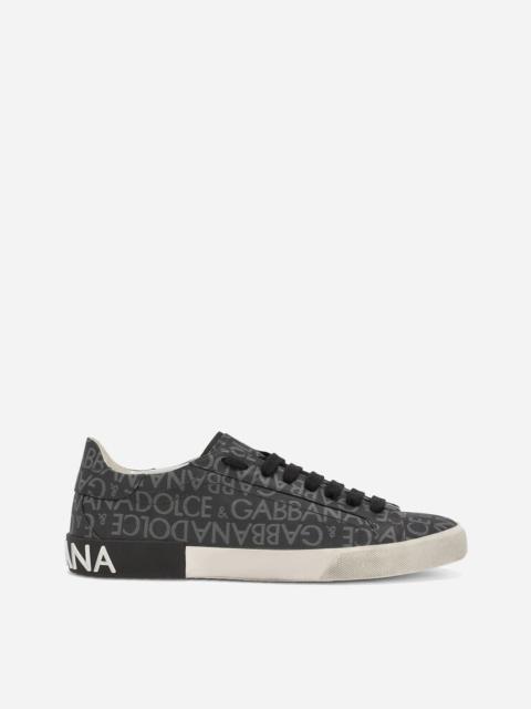 Dolce & Gabbana New Roma coated-jacquard Sneakers - Farfetch