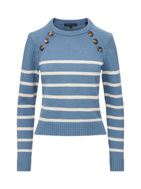 VERONICA BEARD VIRKE STRIPED SWEATER