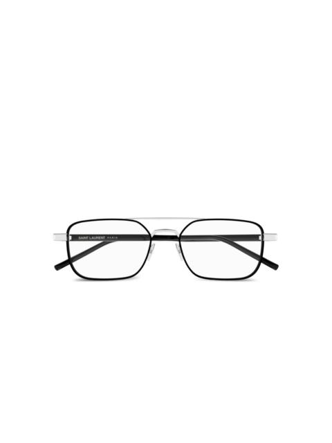 SAINT LAURENT pilot-frame glasses
