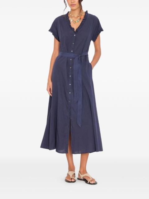 XÍRENA Dixie ruffled-trim belted midi dress