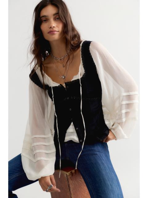 FREE PEOPLE Jennie Corduroy Top