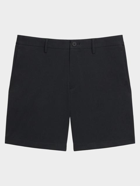 Theory Men's Zaine Nylon 7" Inseam Flat-Front Shorts