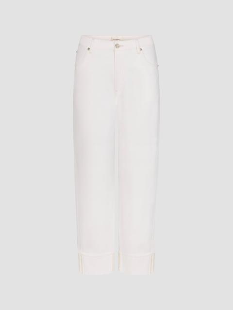 FRAME Women's The Sotheby's Cuffed Jeans - Natural Clean
