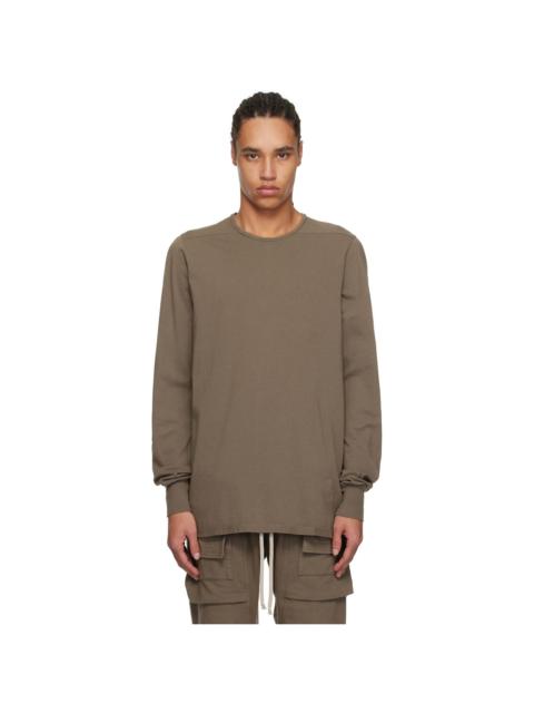 Rick Owens DRKSHDW Gray Hollywood Level Long Sleeve T-shirt
