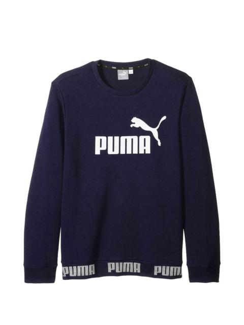 PUMA Amplified crew-neck logo T-shirt